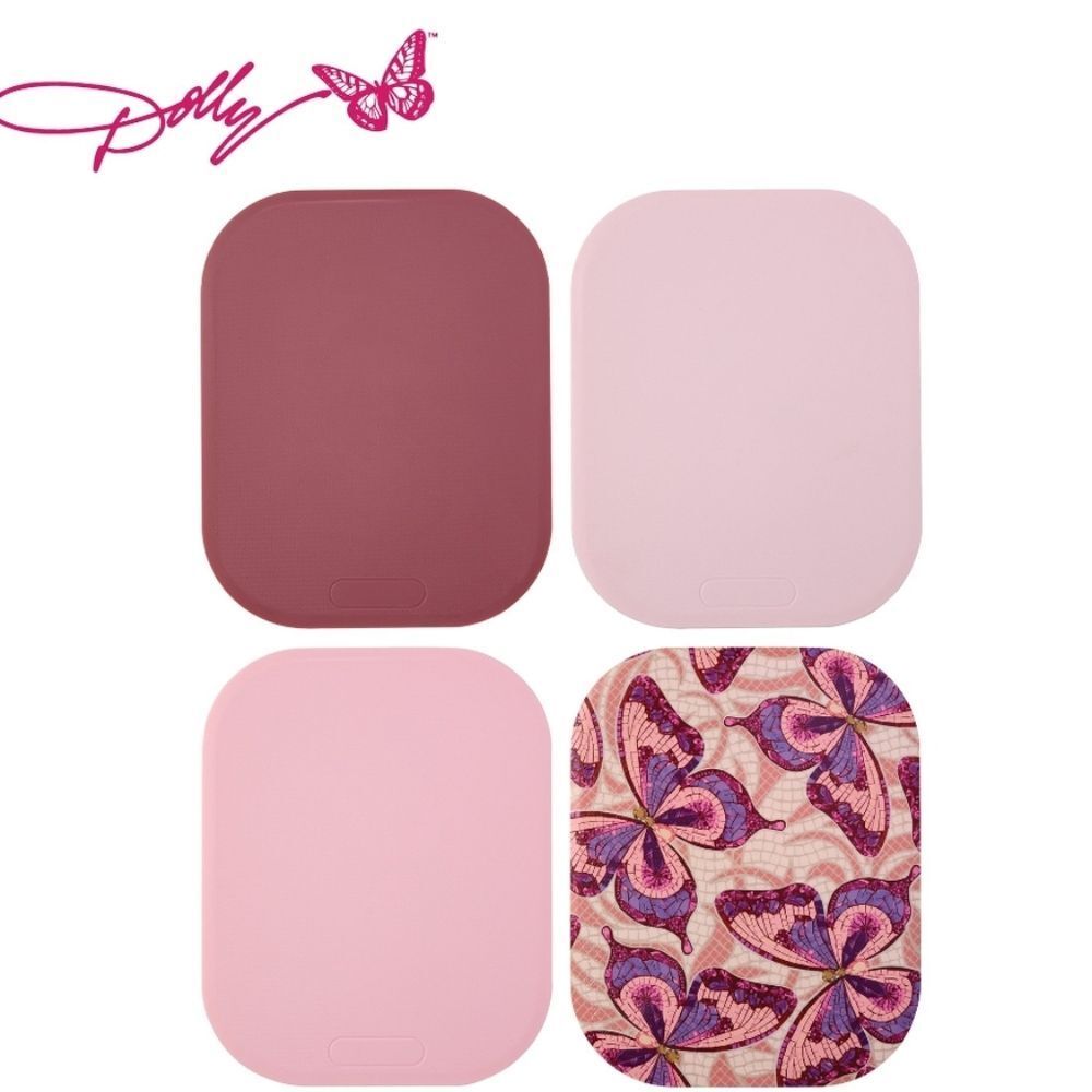 Dolly Parton 4-PC Butterfly Print/ Solid Cutting Mats - Picture 10 of 14